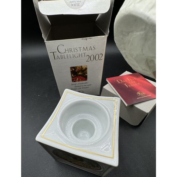 Vintage 2002 Brand NEW WEIHNACHTS Porcelain Candle Holder In Box! - Picture 11 of 11